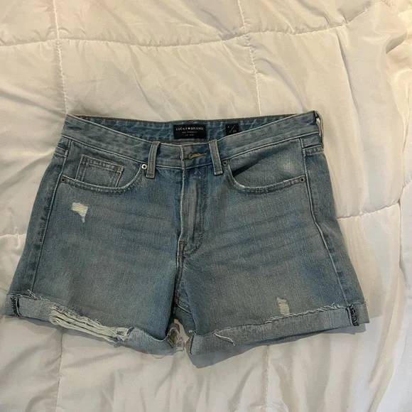 Lucky Brand Boyfriend denim shorts, size 6 - Picture 1 of 3